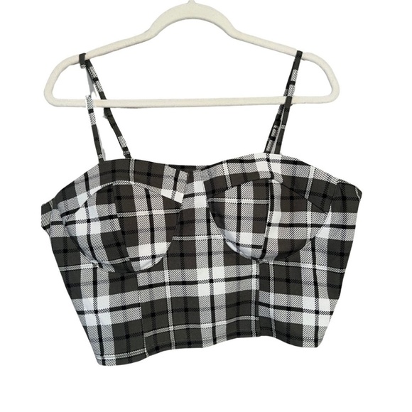 2 SETS OF Plaid Crop Top & Flared Pants Set β XXL (19) β Brand New! - Picture 2 of 7